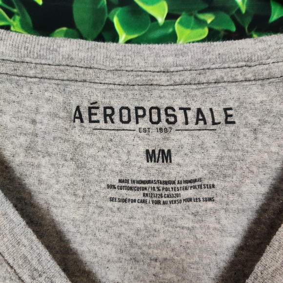 Aeropostale Grey Graphic T-Shirt - Picture 2 of 3